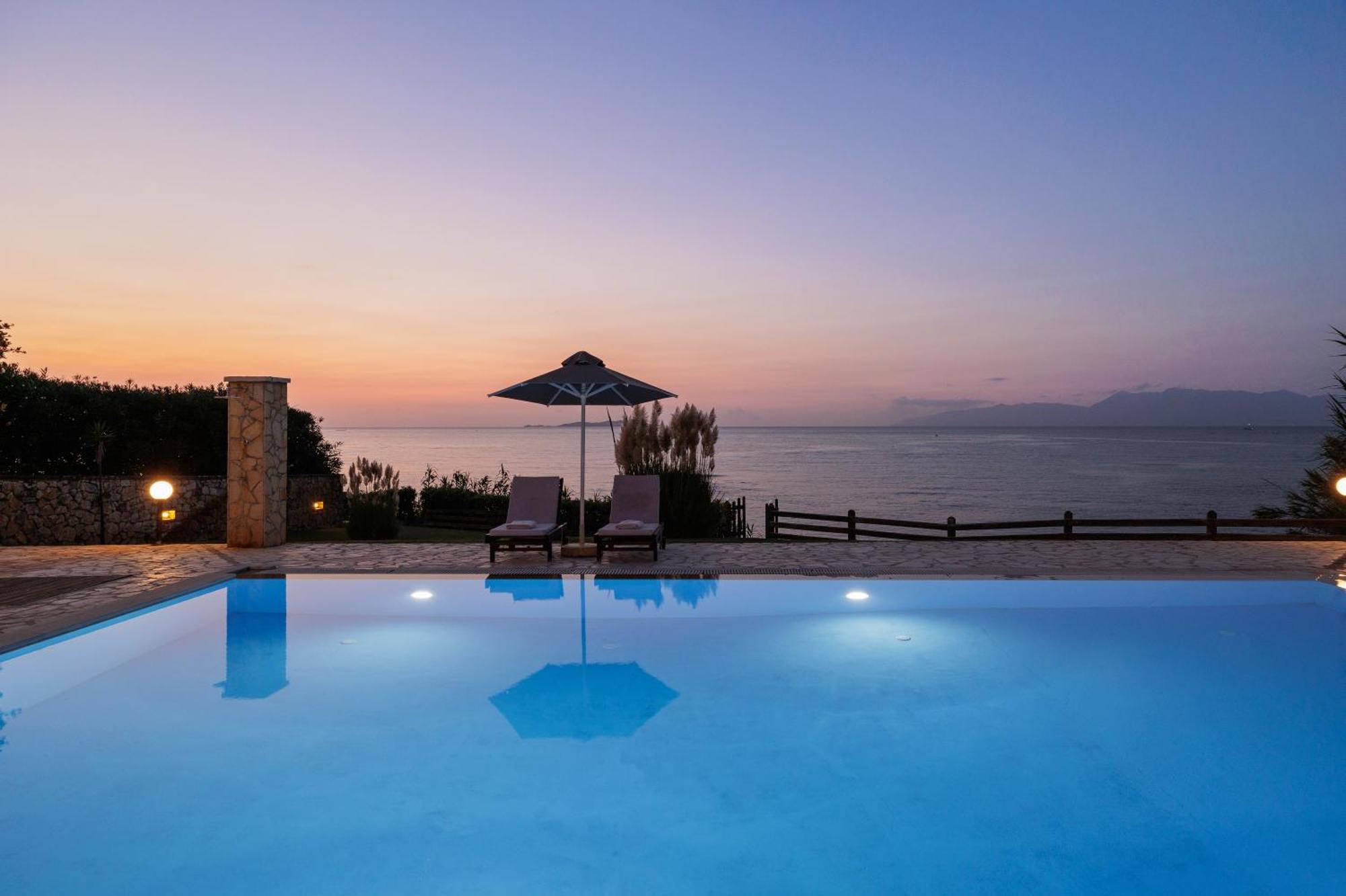 Beachfront Dionysos - With Private Sidárion